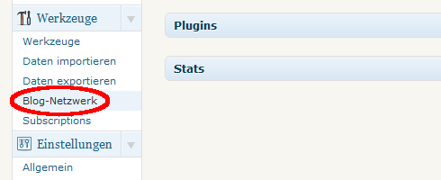 Wordpress 3.0 - Blog-Netzwerk aktivieren